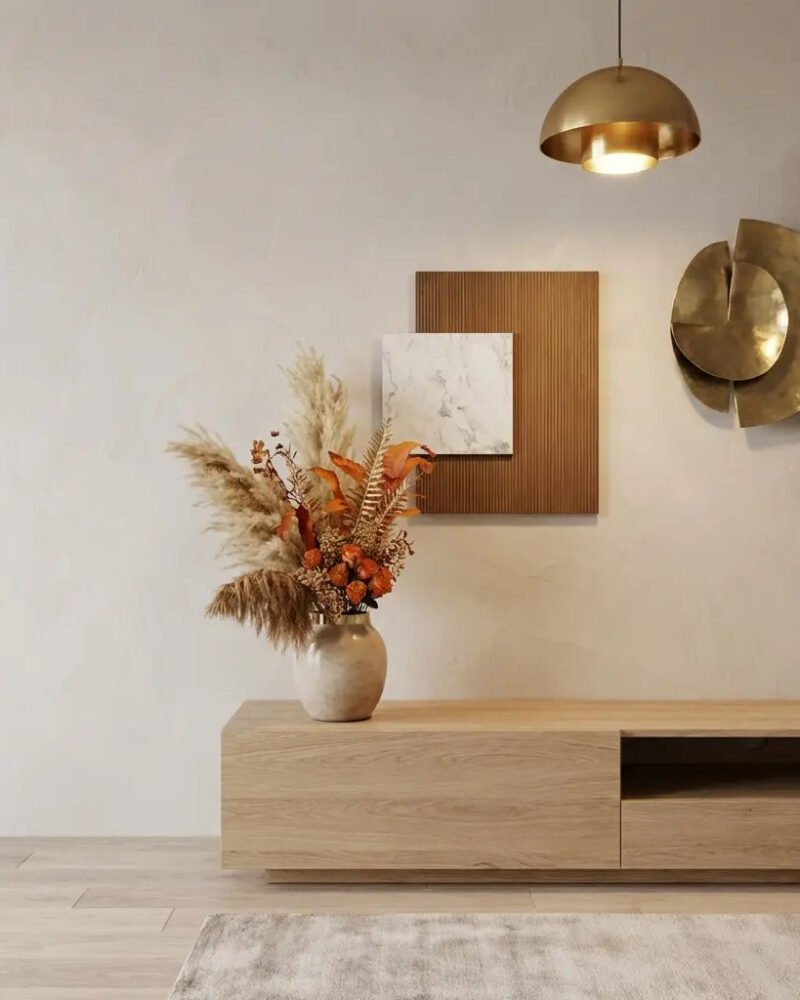 Cache tableau électrique en Bois - moderne